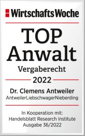 WiWo_TOPAnwalt_Vergaberecht_2022_Dr_Clemens_Antweiler WiWo_TOPAnwalt_Vergaberecht_2022_Dr_Clemens_Antweiler
